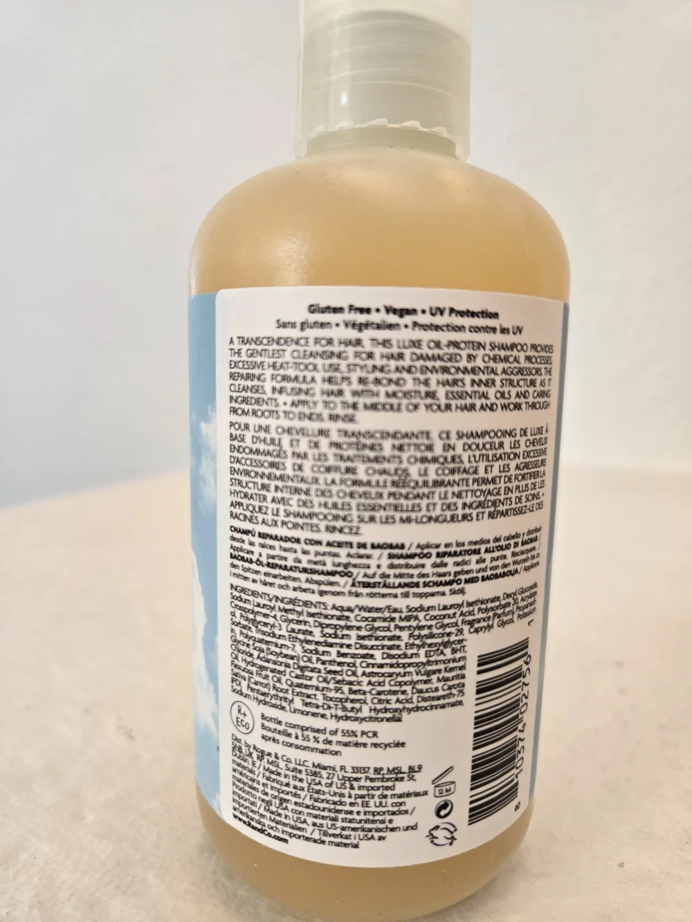 R+Co On A Cloud Baobab Oil Repair Shampoo